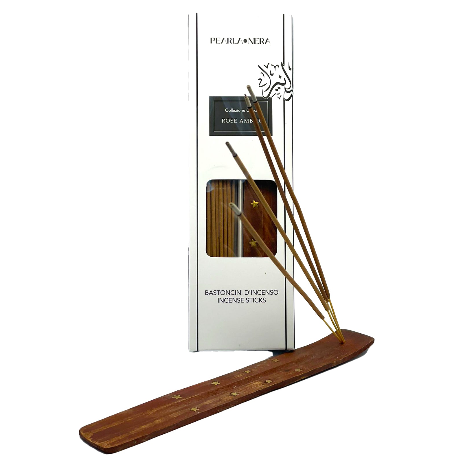 Oak Wood Incense Sticks with Wooden Holder (40 x 10”)